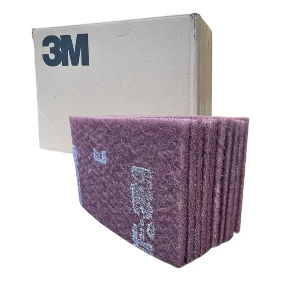 Folha Acab Verm Scotch-brite 134x240mm - Kit 10 Und