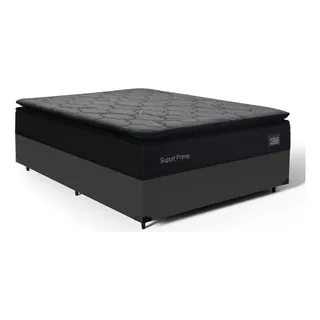 Box Casal + ColchĂŁo De Espuma D45 Pillow Top Suport Prime Box Casal + ColchĂŁo De Espuma D45 Pillow Top Suport Prime