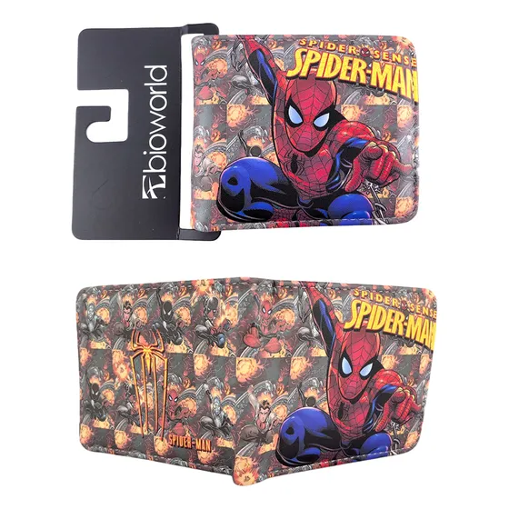 Cartera De Superhéroes Adultos Niños Spider-man Adolescentes Amarillo Spider-man