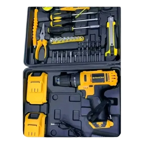 Taladro Recargable Doble Batería 24 V Set De Herramientas