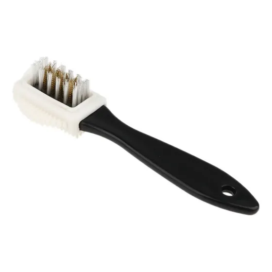 - Cepillo De Gamuza De 3 Lados, Nubuck, For Limpiar Zapatos,