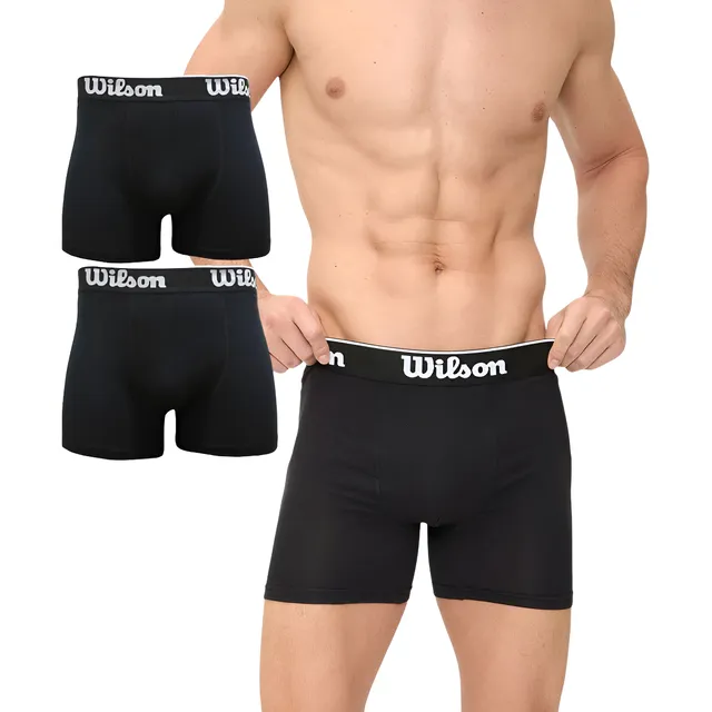 Pack X2 Boxer Algodón Wilson / Lisos