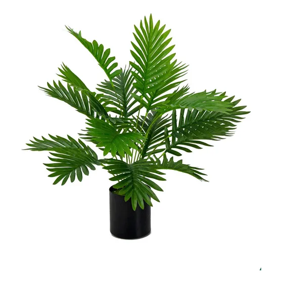 Planta Artificial Árbol Palmera Color Verde