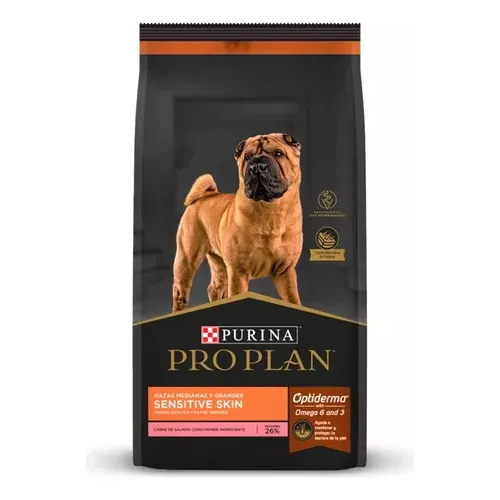 Pro Plan Sensitive Skin Perro Adult Raza Med Gde Salmón 12kg