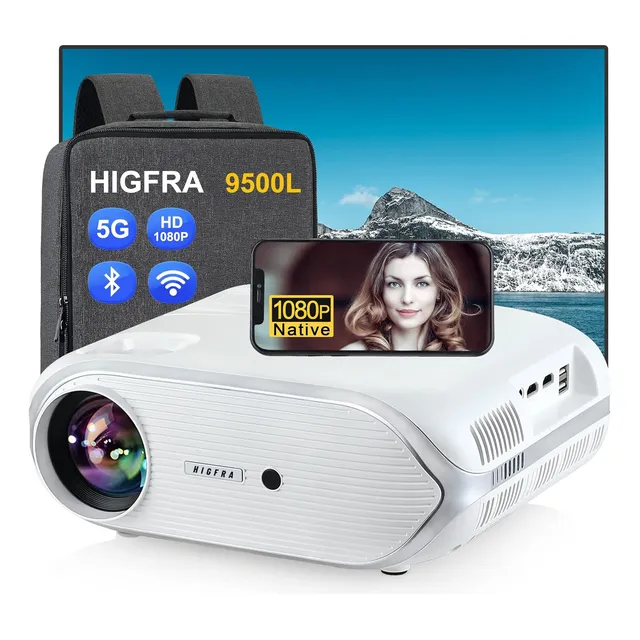 Proyector Videobeam Portatil 300 Pulgadas Wifi Y Bluetooth