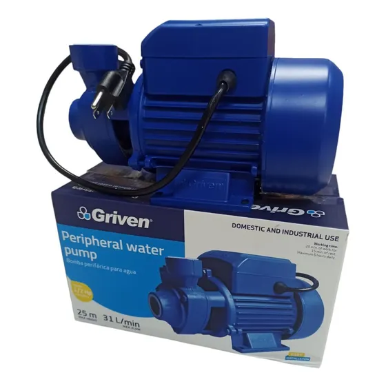 Bomba Agua Periférica 1/2 Hp Marca Usa