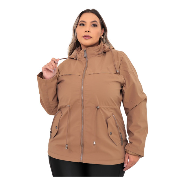 Jaqueta Parka Feminina Pelinho Plus Size Blusa Frio Inverno Jaqueta Parka Feminina Pelinho Plus Size Blusa Frio Inverno