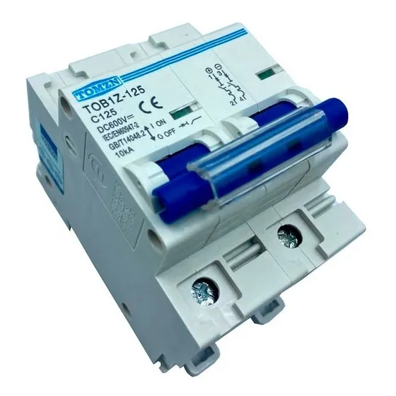 Interruptor Termomagnético Corriente Directa 600v 125a Solar