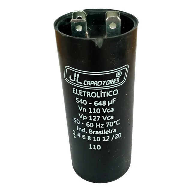 Capacitor De Partida 540-648uf 110v P/motor Weg 2cv A 3cv