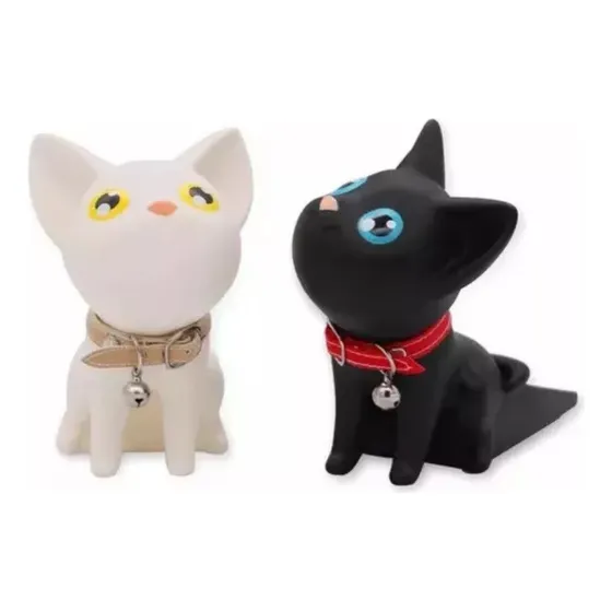 Batente De Porta Decorativo Para Gatos, Pacote Com 2