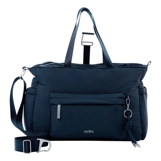 Bolso Totto Para Mujer Ambar Talla L Color Azul