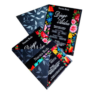 Invitaciones Boda Mexicana Personalizadas Completas 50 Pzs Invitaciones Boda Mexicana Personalizadas Completas 50 Pzs