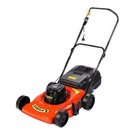 Cortadora De Pasto Dibra R45gb 1600w 1hp Apto Grama C/ Bolsa