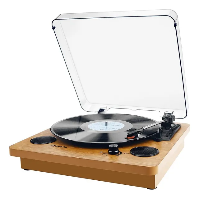 Tocadiscos Popsky De 3 Velocidades C/ Bluetooth Y Bocina