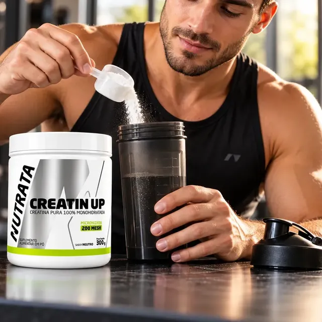Creatina Nutrata Premium Creatin UP - 300g em pó Sem sabor x 300g