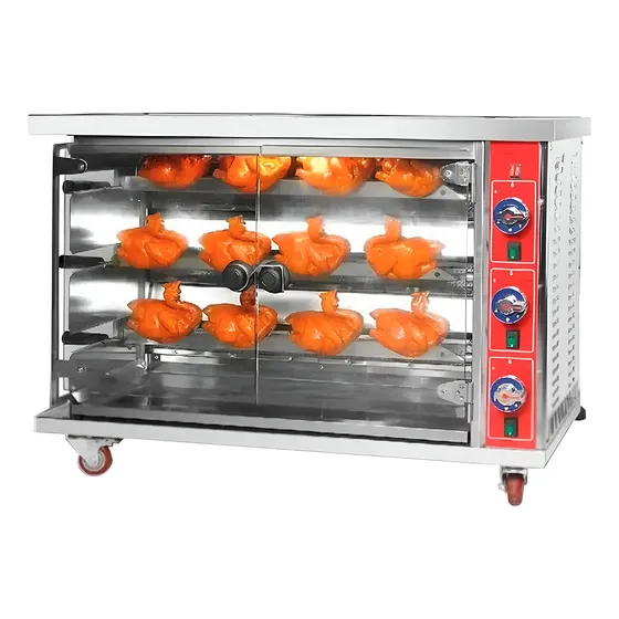Rosticero De Pollos Gas 3 Varillas 12 A 15 Pollos Migsa We31