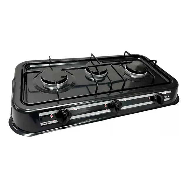 Cocina A Gas De 3 Hornillas Universal Royal