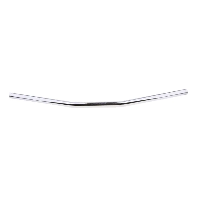 Guia Prata Drag Bar 22mm Para Cafe Racer Bobber Chopper