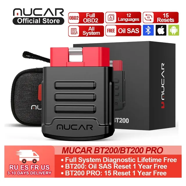 Scanner Automotriz Thinkcar Mucar Bt200 ,  122 Marcas Gratis
