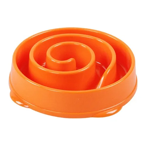 Pawise Comedero Lento Antiglotones Plastico Remolino Large
