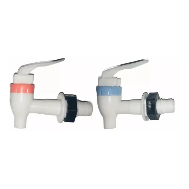 Kit Llave Dispensador Plástica Macho Agua Fria Y Caliente
