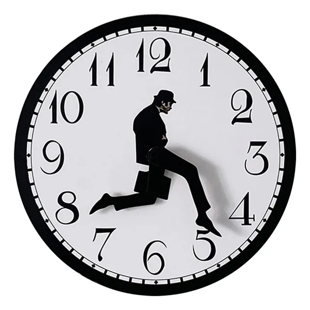 Sycooven Reloj Ministry Of Silly Walks  Pared Silencioso