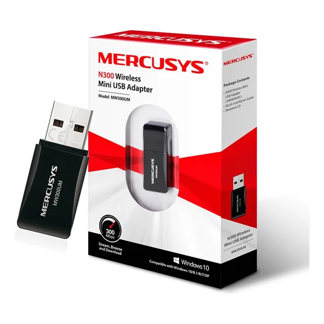 Adaptador Usb Wifi Mw300 Mercusys