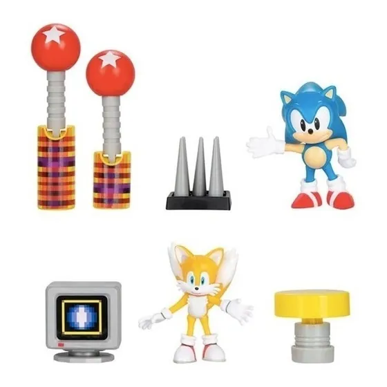 Sonic 2.5in Figure Diorama Set