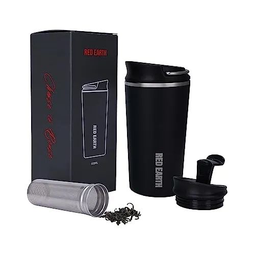 Gint 17oz Mug De Té Con Infuser Y Dos Lids. Vacuo 19gvc