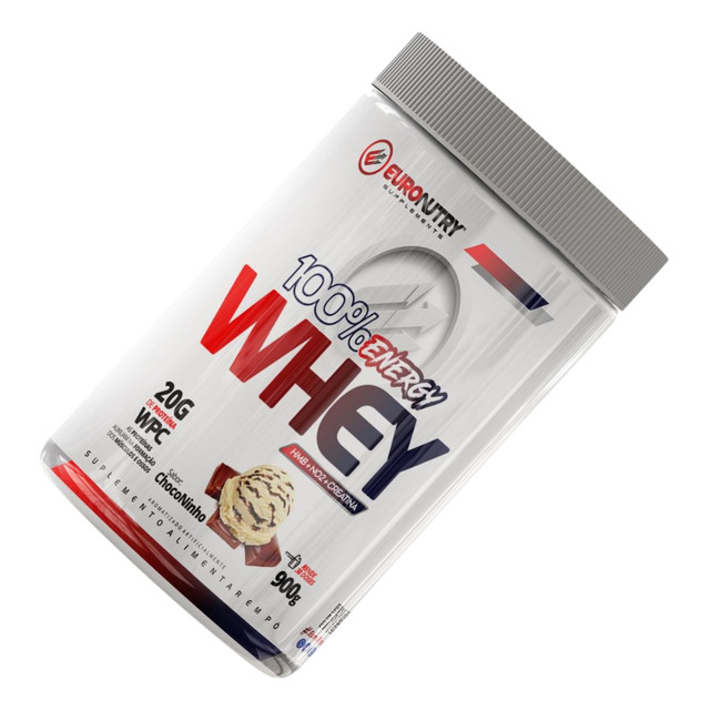 Suplemento Whey Protein 900g Euronutri + 3g Creatina P/ Dose Sabor Choconinho Suplemento Whey Protein 900g Euronutri + 3g Creatina P/ Dose Sabor Choconinho