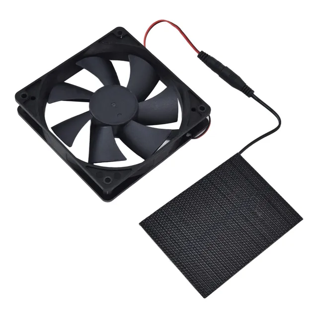 Ventilador Panel Solar Profesional Kit Escape Alimentado 3 W