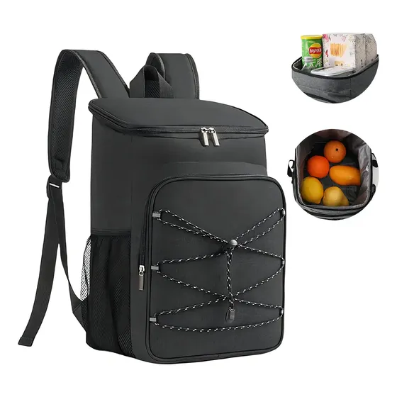 Mochila Hielera Térmica Impermeable Portátil De 25 L Color Negro Doite Ferrel