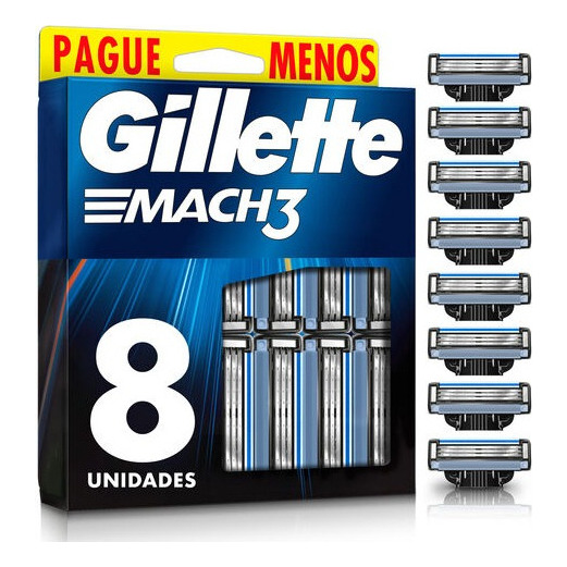 Carga Para Aparelho Gillette Mach3 Leve 8 Pague 6 Carga Para Aparelho Gillette Mach3 Leve 8 Pague 6