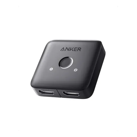 Anker Hdmi Switch 4k 60hz - Pack 2 En 1 Para Gaming Y Proyec