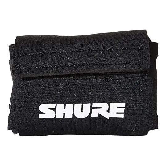 Shure Wa570a - Bolsa De Neopreno Para Transmisores Inalámbricos, Ideal Para Instructores De Fitness