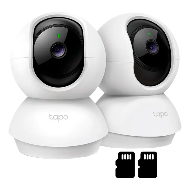 Tp-link Tapo C210 64gb 2pack Cámara De Seguridad Wifi 2k 3mp