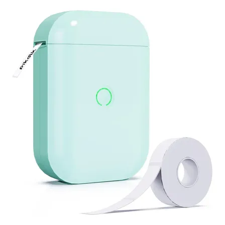 Impressora De Etiquetas Bluetooth Térmica + 1 Rolo Portátil