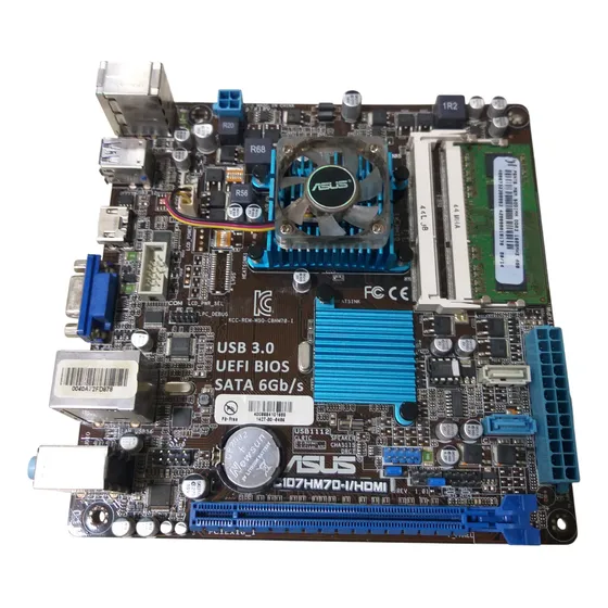Placa Mãe Asus C107hm70-l/hdmi  Intel Celeron 847 1.10ghz