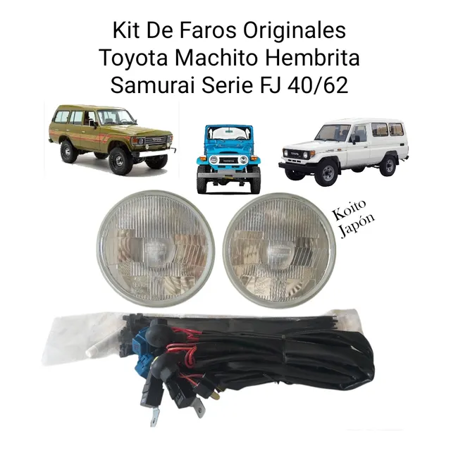 Faros Toyota Marchito Hembrita Samurai Fj Clasic Originales