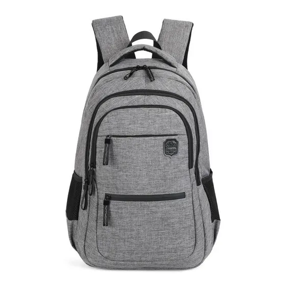 Mochila Portanotebook Antirrobo Primicia Campus Color Gris