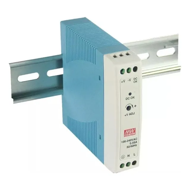 Fuente Riel Din Industrial Slim 20w Mean Well Mdr-20-5