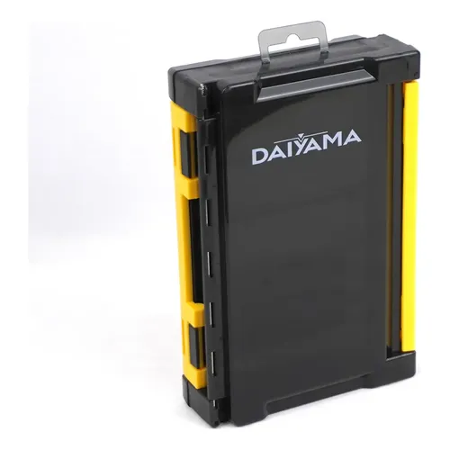 Caixa De Pesca Abs 4 Estojo Preto/vermelho Dw-009 - Deyu