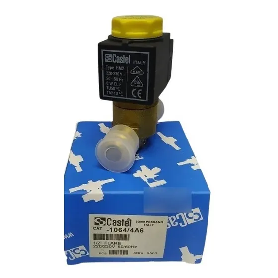Valvula Solenoide 1/2 Roscable Bobina Incluida Italiana 220v