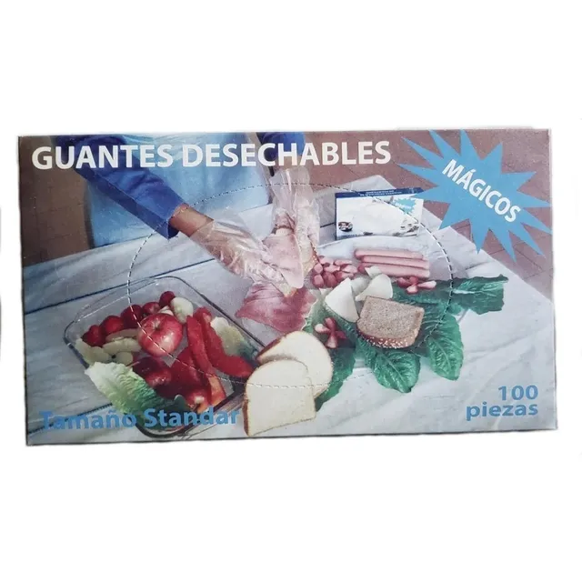 Guante Desechable De Polietileno (polipapel) - 6 Cajitas