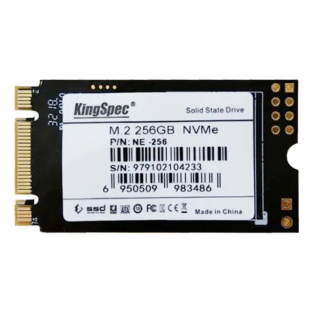 Kingspec 2242 - Memoria Ssd (256 Gb, Pcie 3.0, Nvme M.2, 3d)
