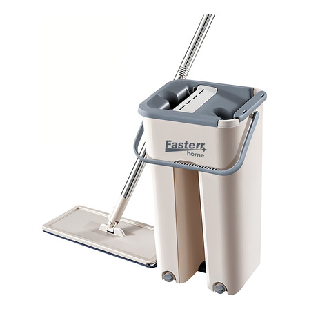 Mop Flat Esfregão Rodo E Balde Multiuso 2 Refil - Fasterr Mop Flat Esfregão Rodo E Balde Multiuso 2 Refil - Fasterr