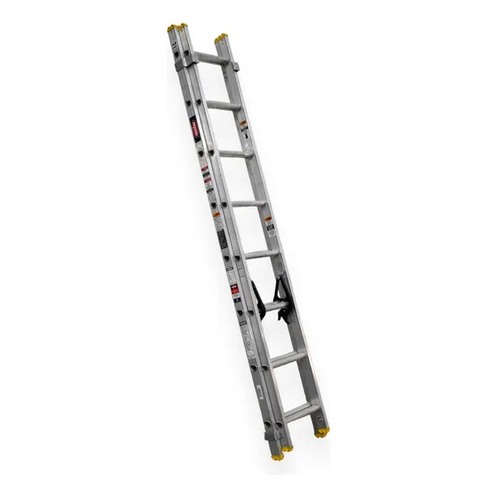 Escalera De Extensión De Aluminio Akron 16 Esc 79-11 Color Plateado