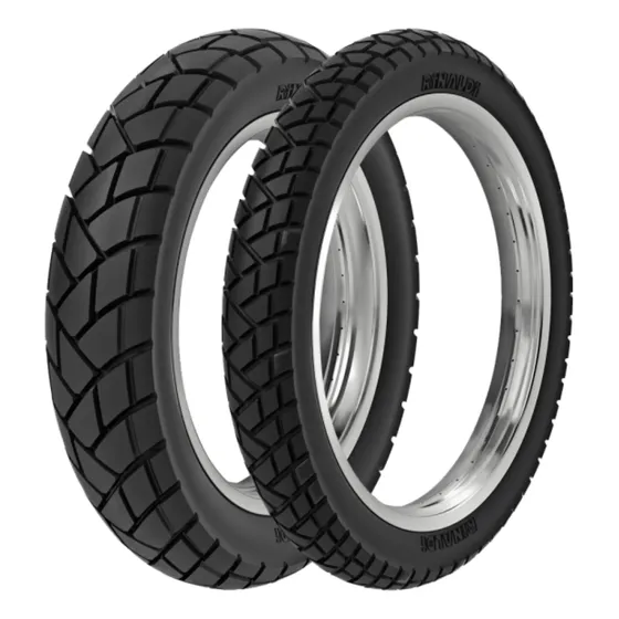 Par Pneu Bros 150/160 110-90-17 T 90-90-19 D Rinaldi R34