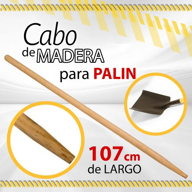 Cabo De Madera Para Palin  107 Cm Largo / 0000764