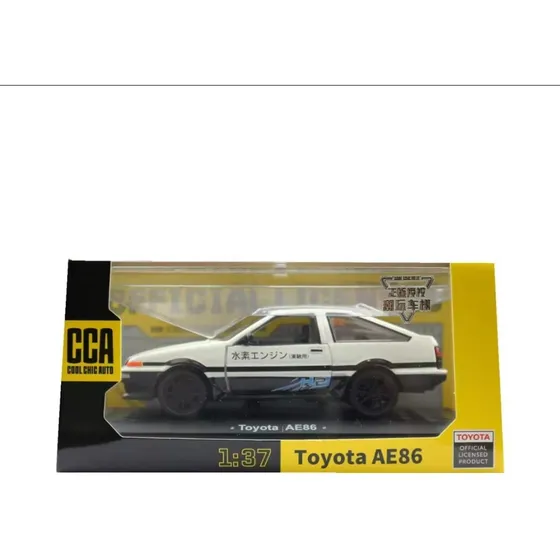 Autos Coleccion Toyota Ae86 Escala 1 :37 Color Blanco